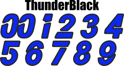 Customizable Number Stickers